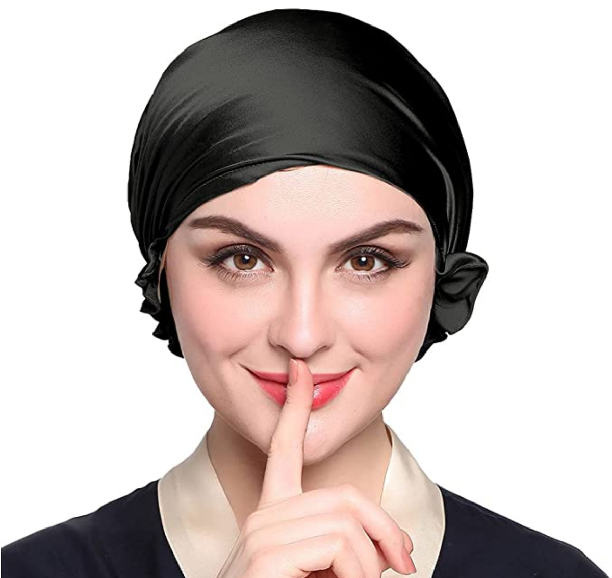 LilySilk Seide-Nachtmütze