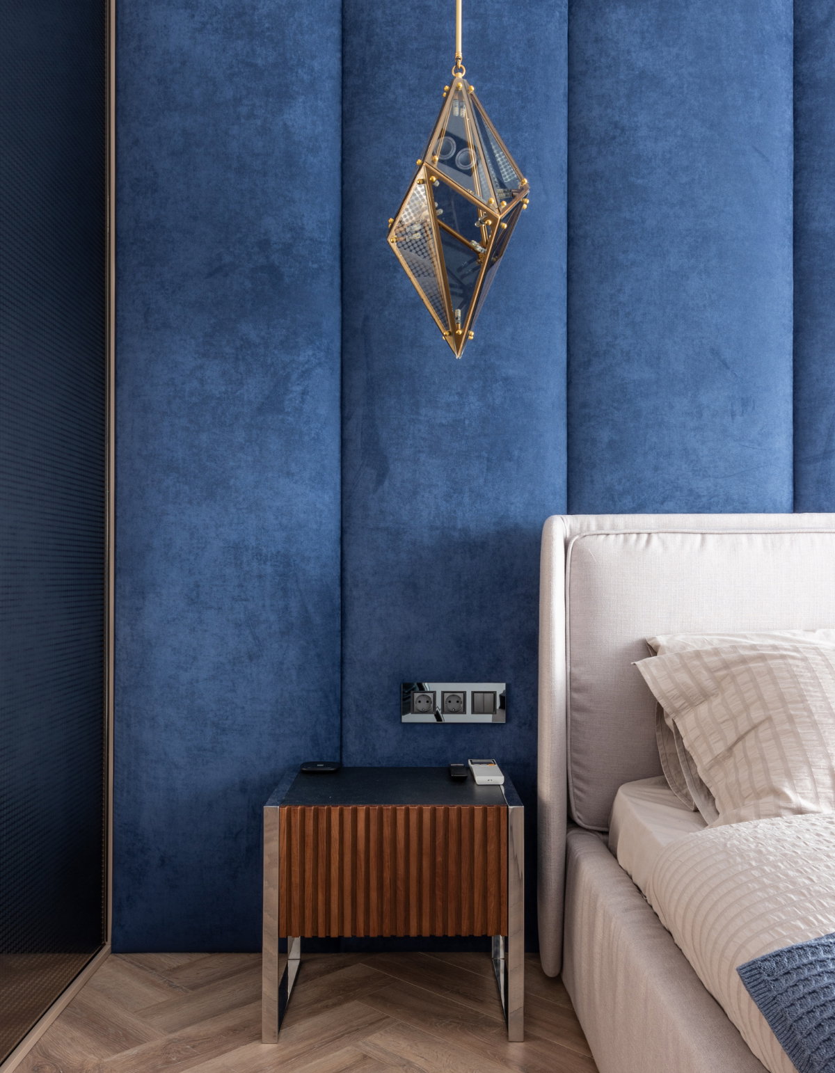 Blaue Wand