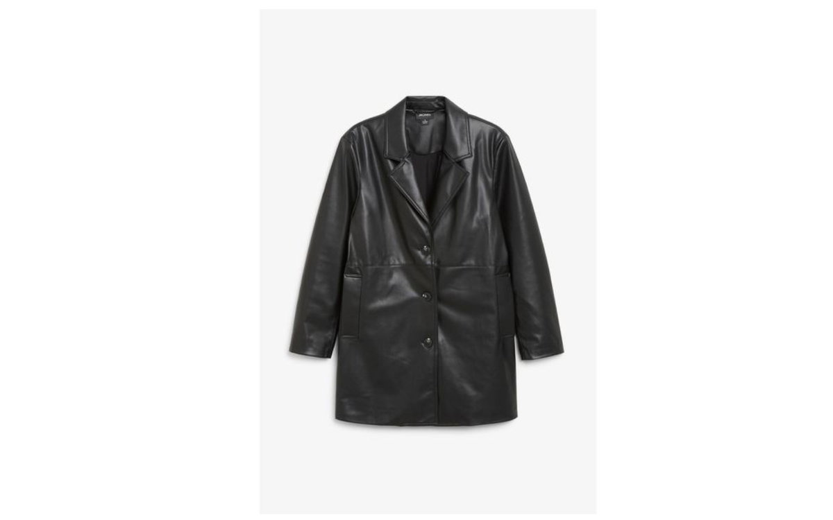 Kunstlederjacke Monki