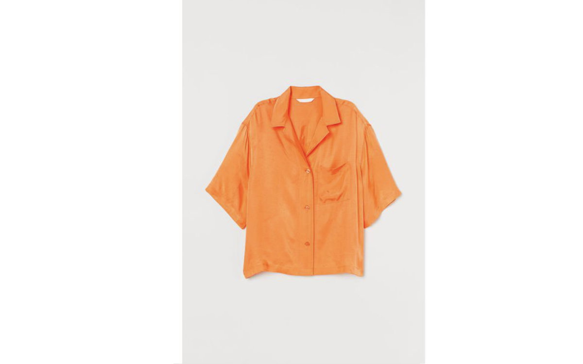 Bluse in Orange von H&M