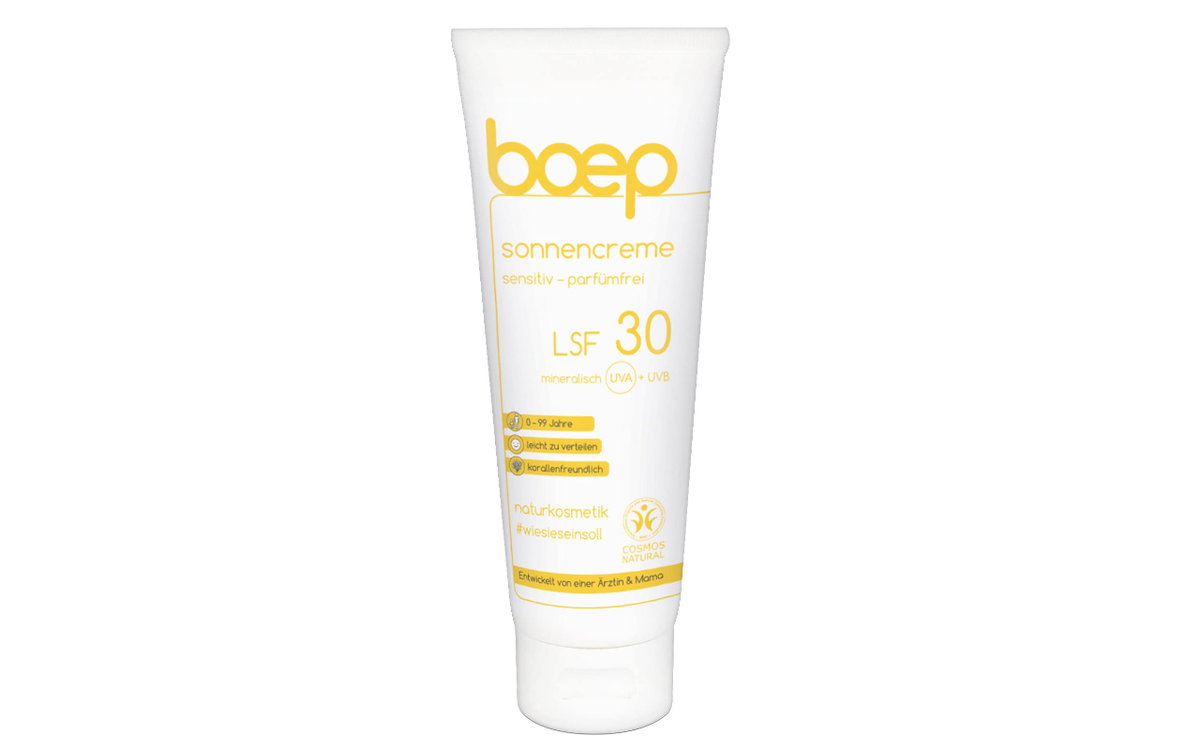 poep mineralische Sonnencreme