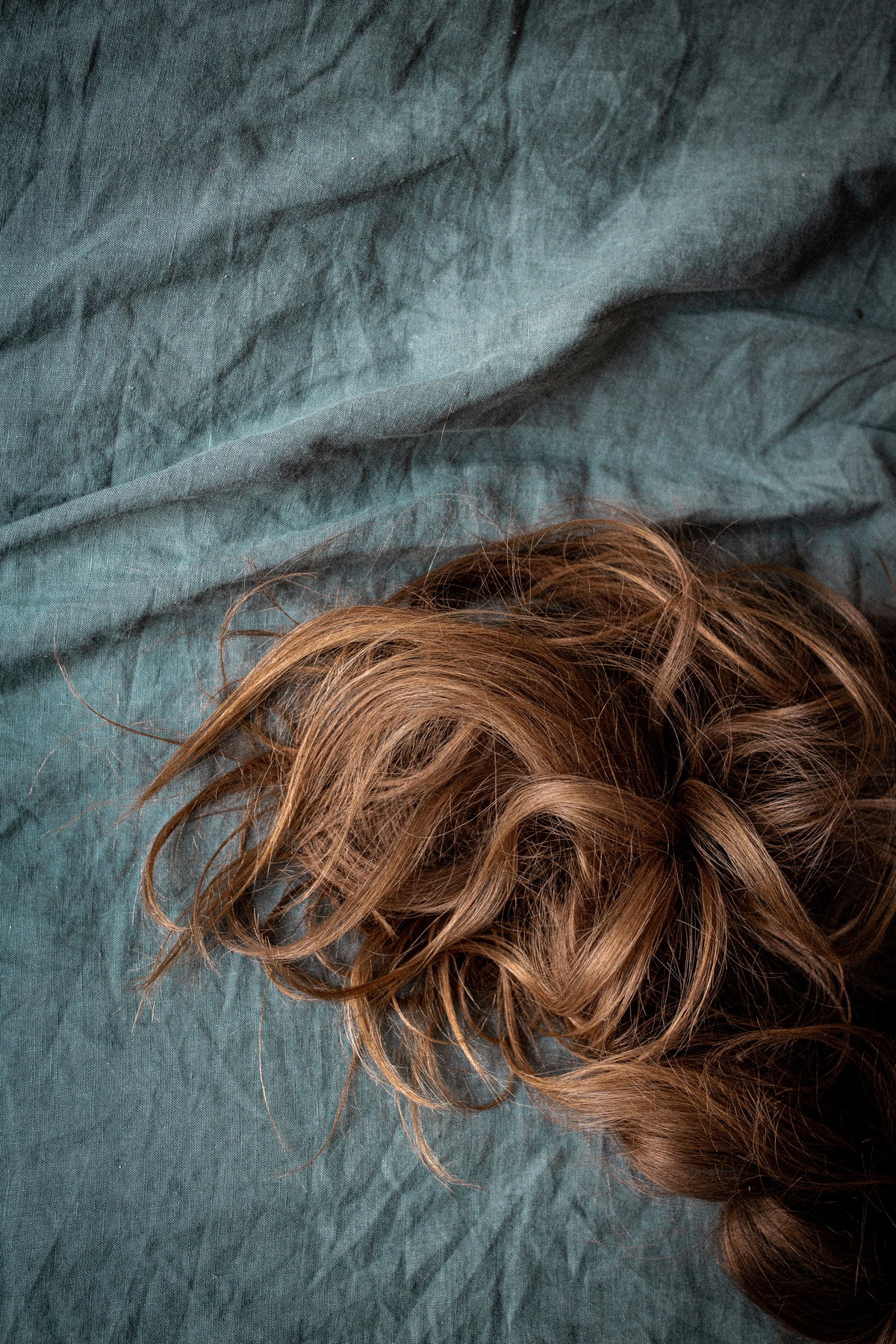 Lange braune Haare