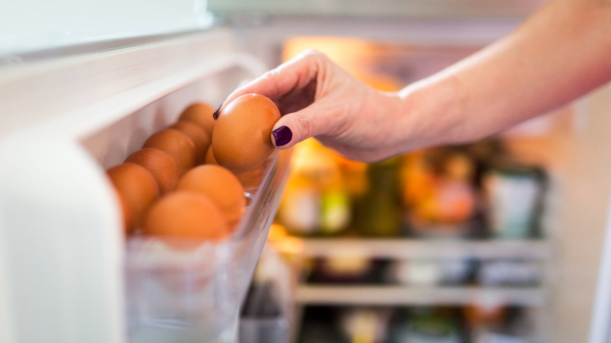 Eier im Kühlschrank