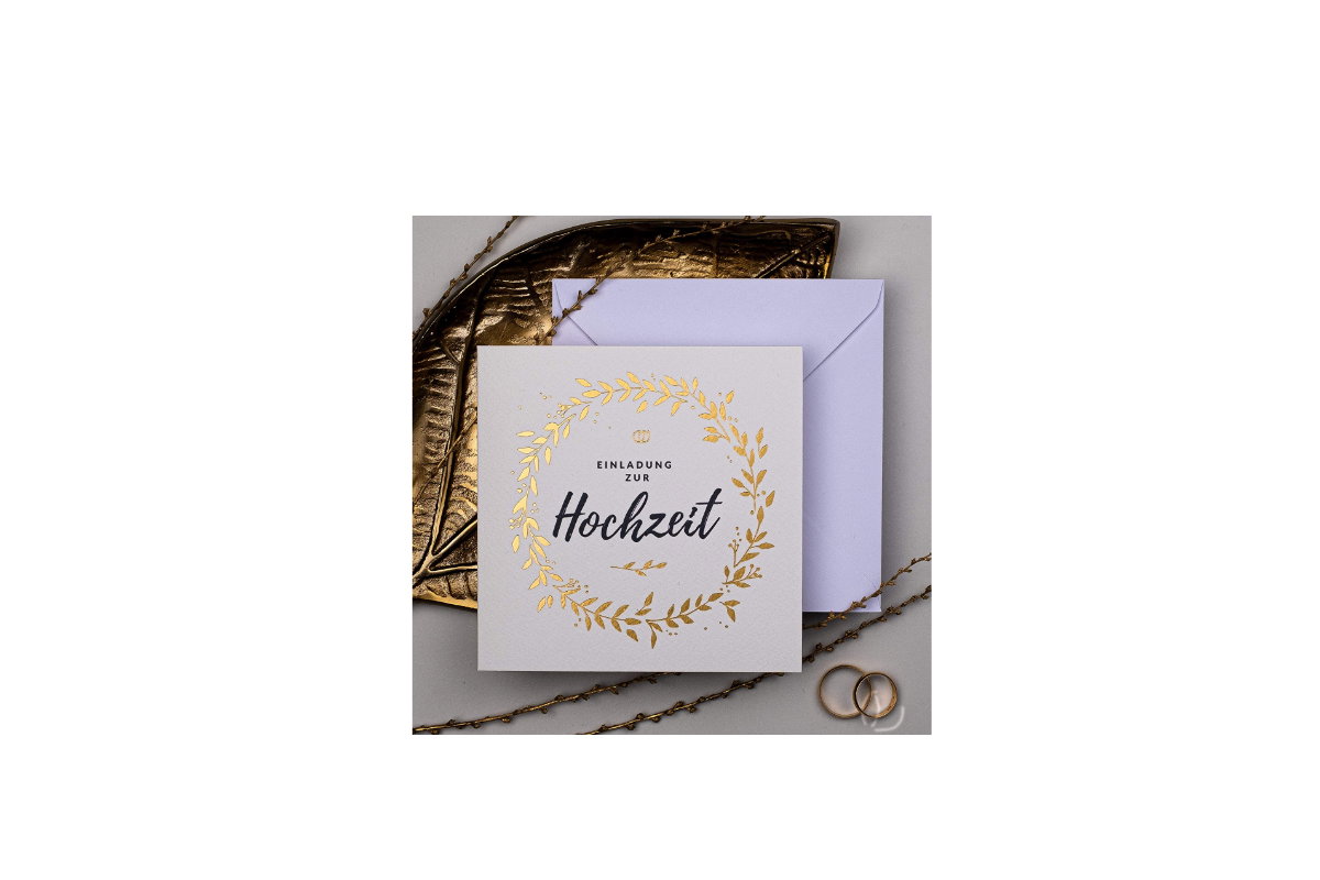 Einladungskarte Hochzeit