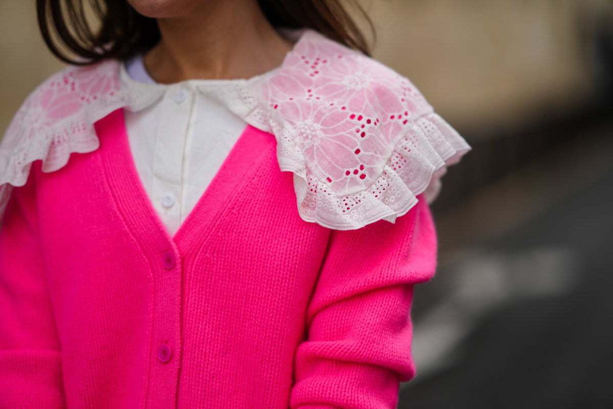 Modetrend pink und spitze