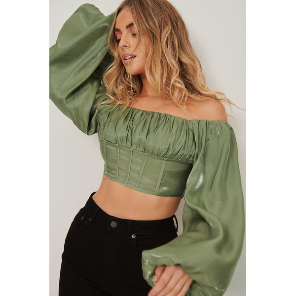 Bluse Korsett