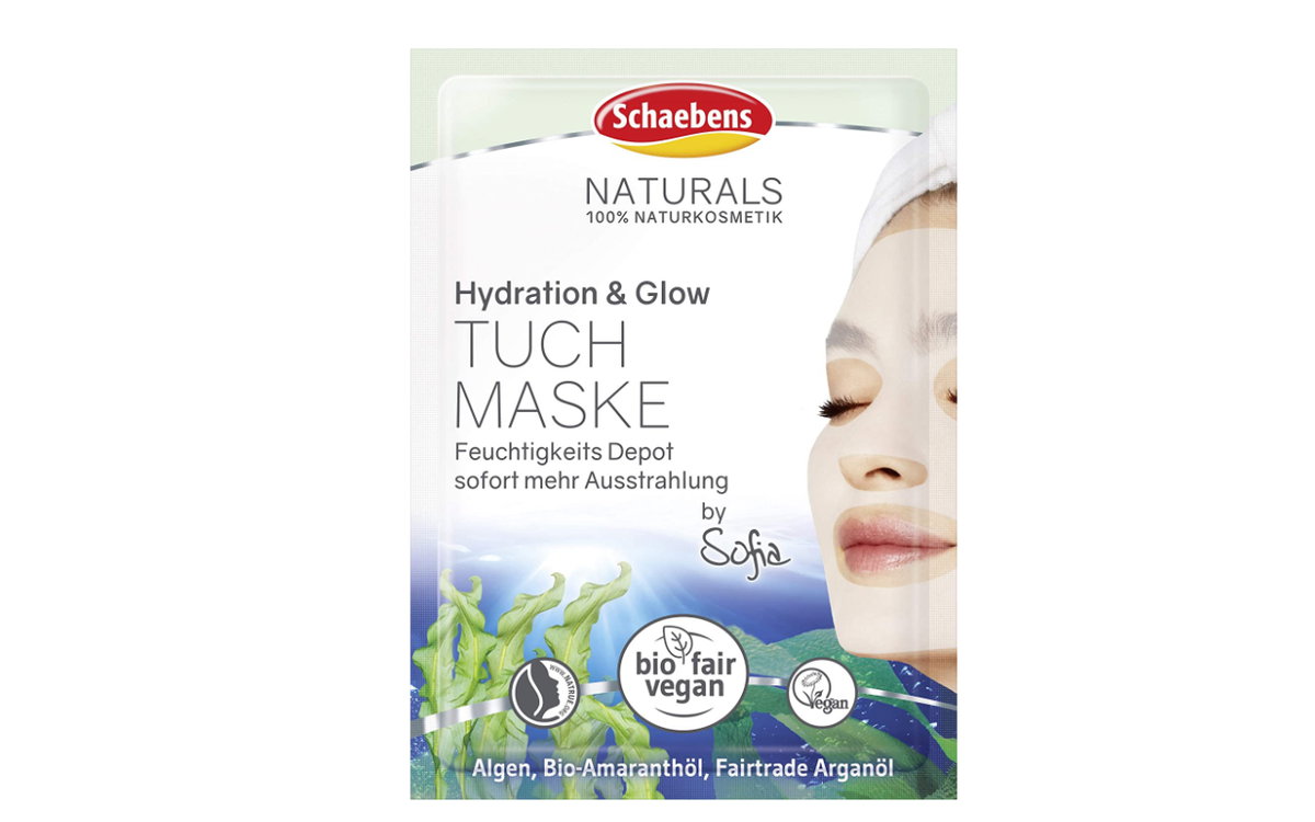 Schaebens Naturals Hydration and Glow Tuchmaske