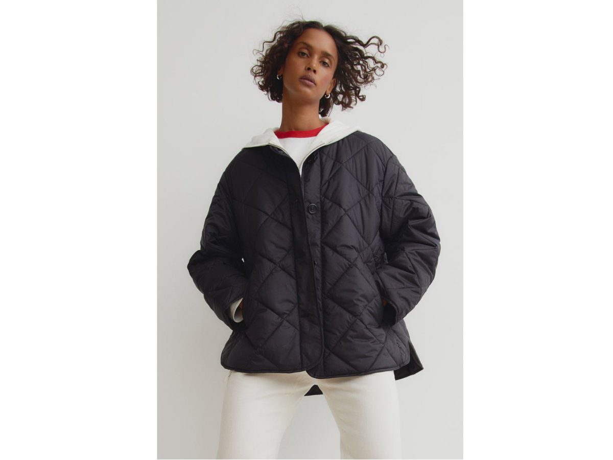 Steppjacke schwarz