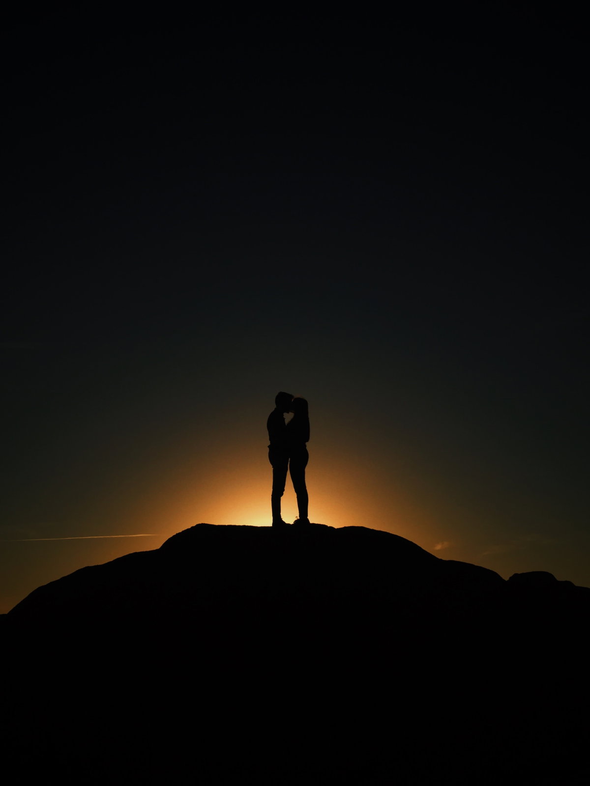 Pärchen Sonnenuntergang