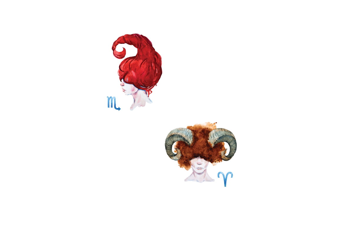Skorpion und Widder