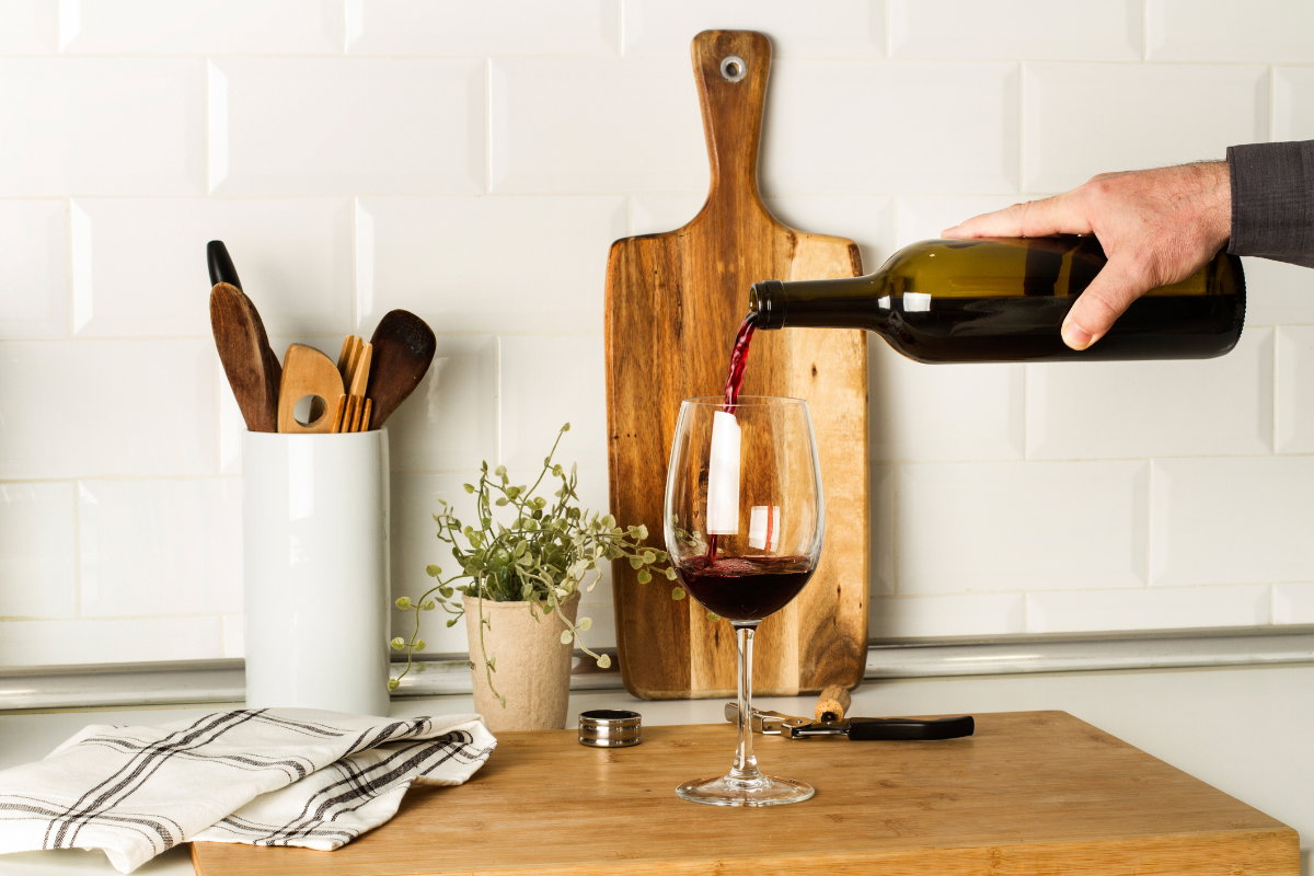 Weinreste Haushalt