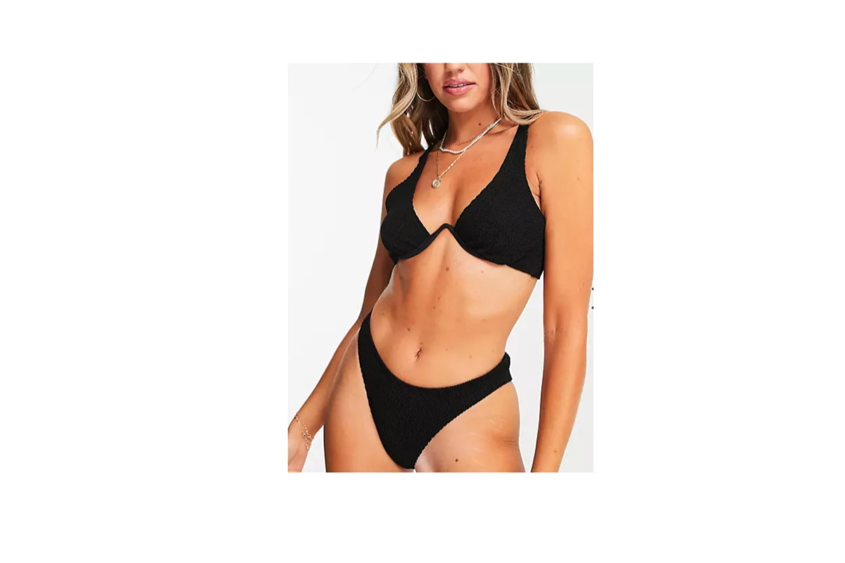 ASOS Bikini schwarz