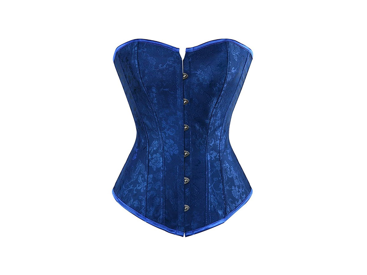 Blaues Bustier