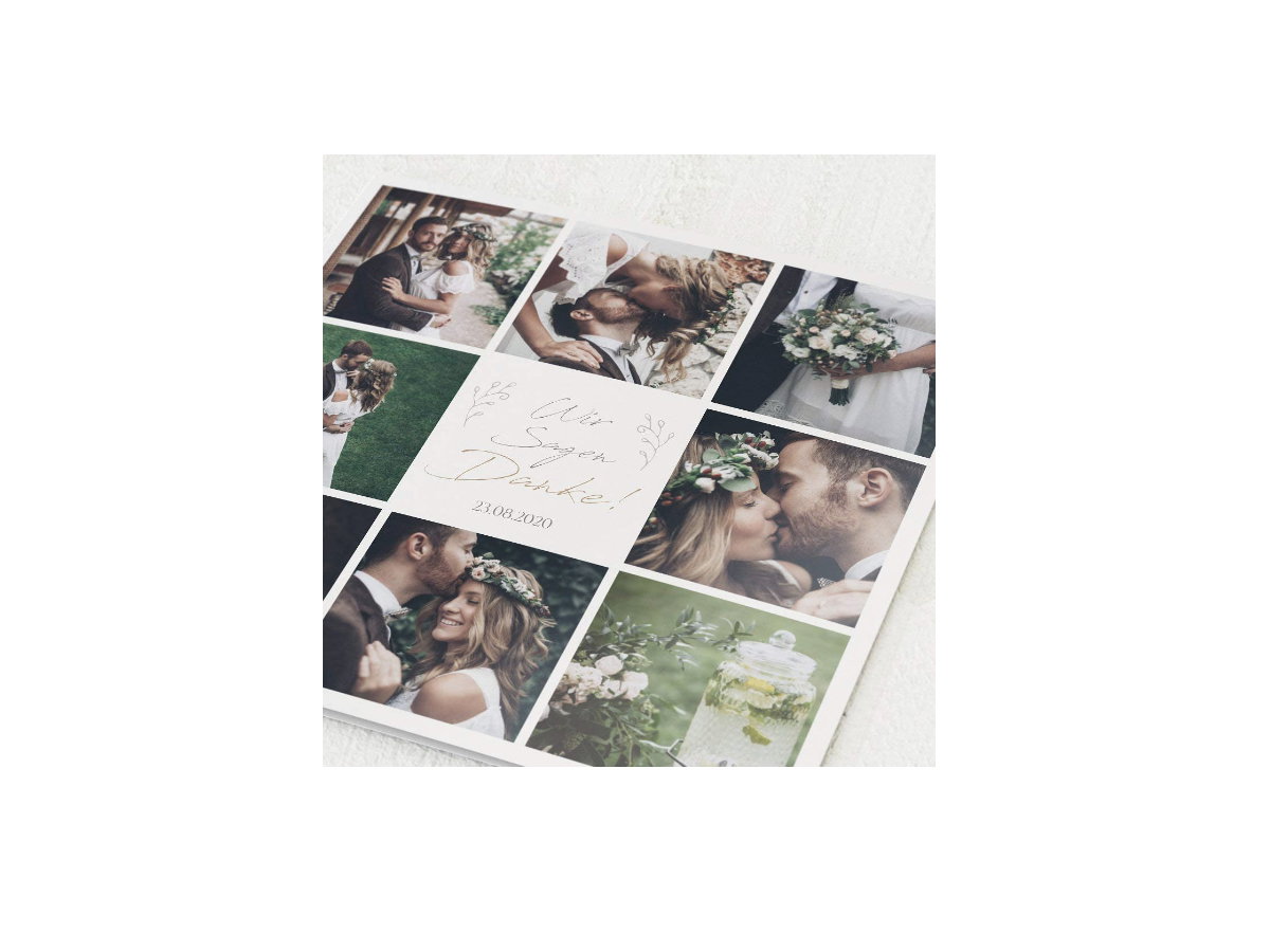 Dankeskarte Hochzeit