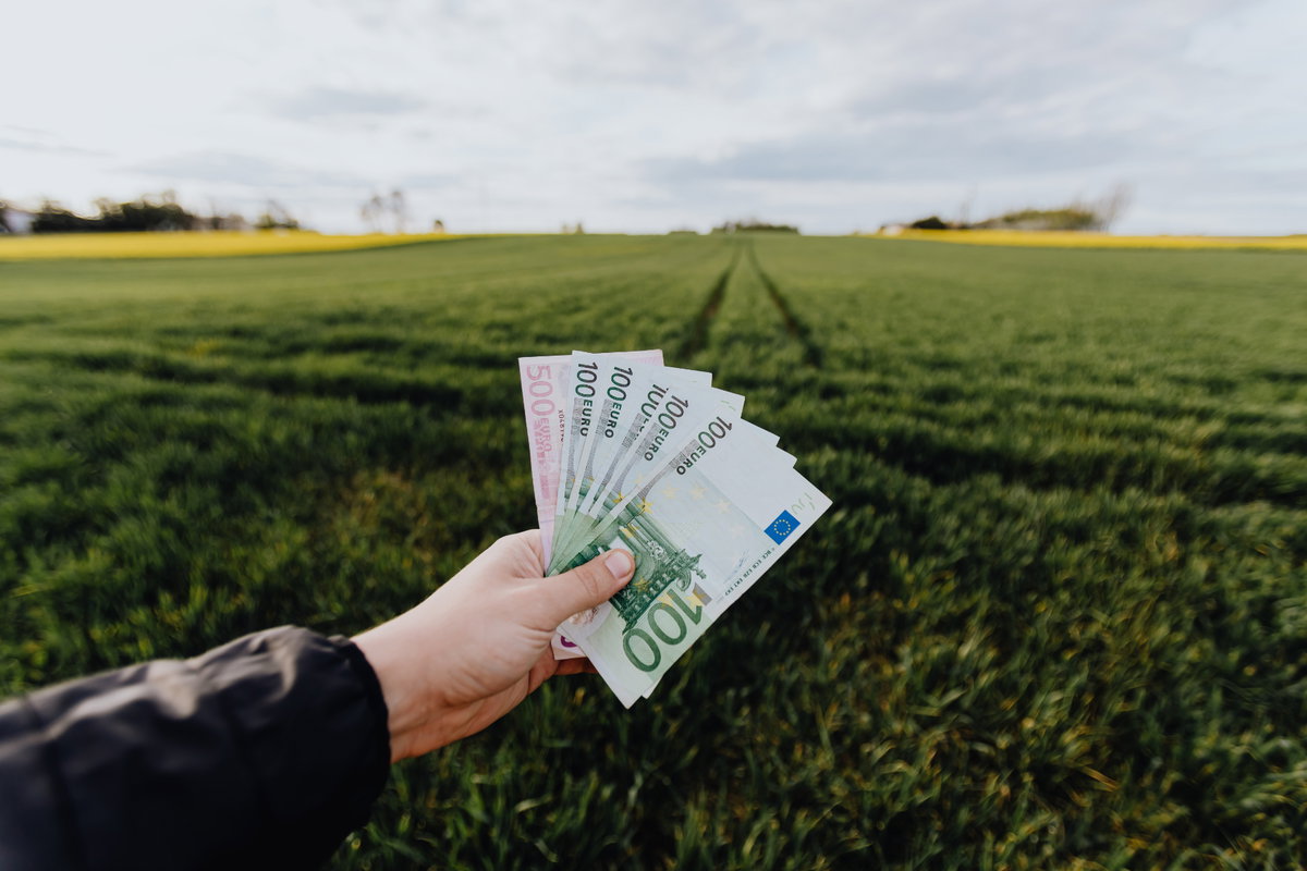 Geldscheine in der Hand