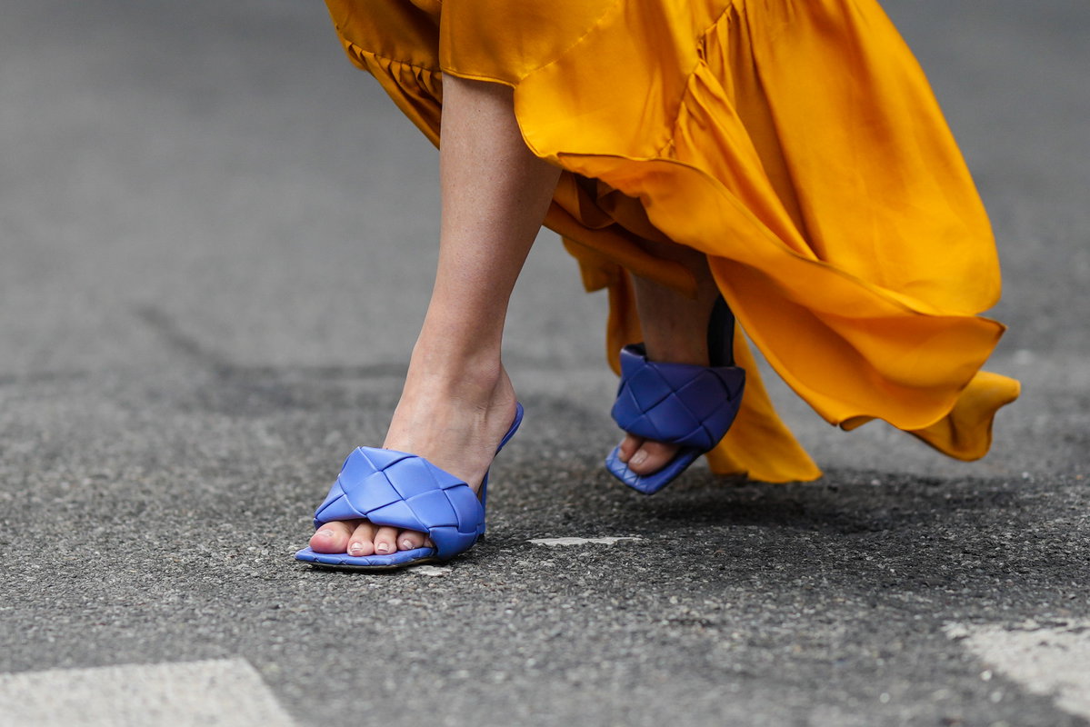 Bottega Veneta Sandalen lila