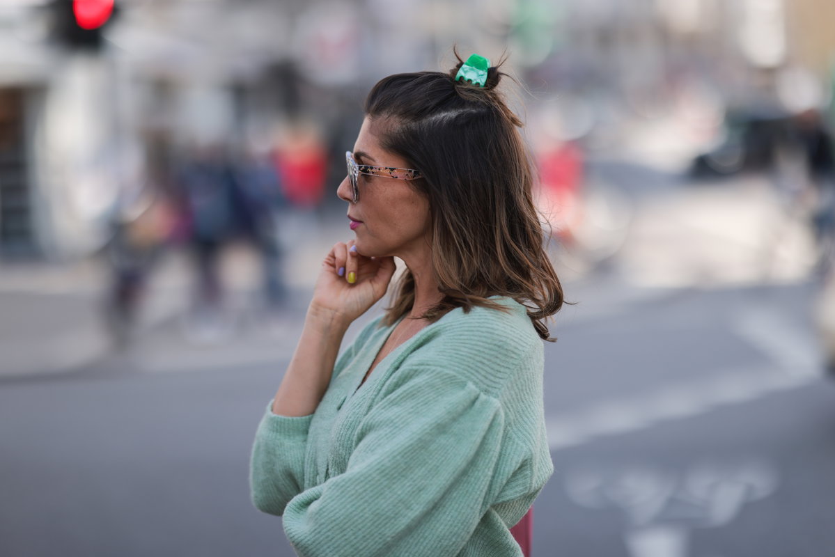 Haarspangen Frisuren-Looks
