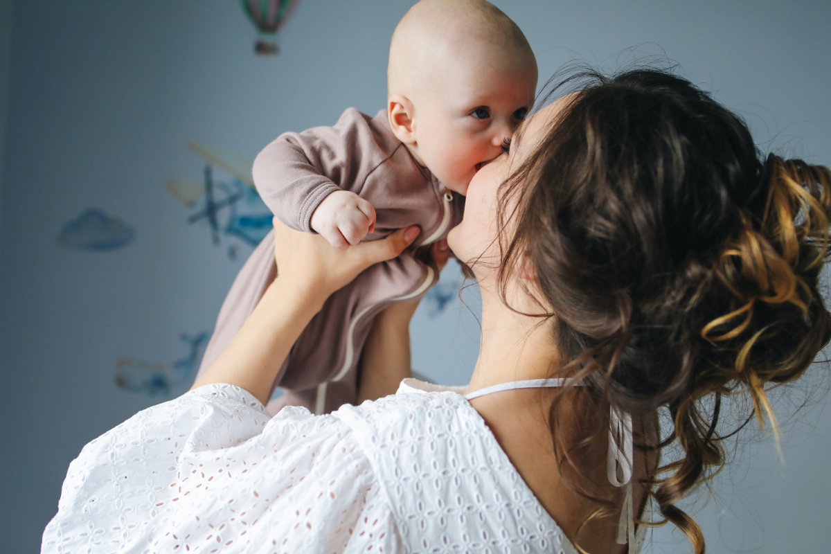 Mutter mit Baby Mutterschutz