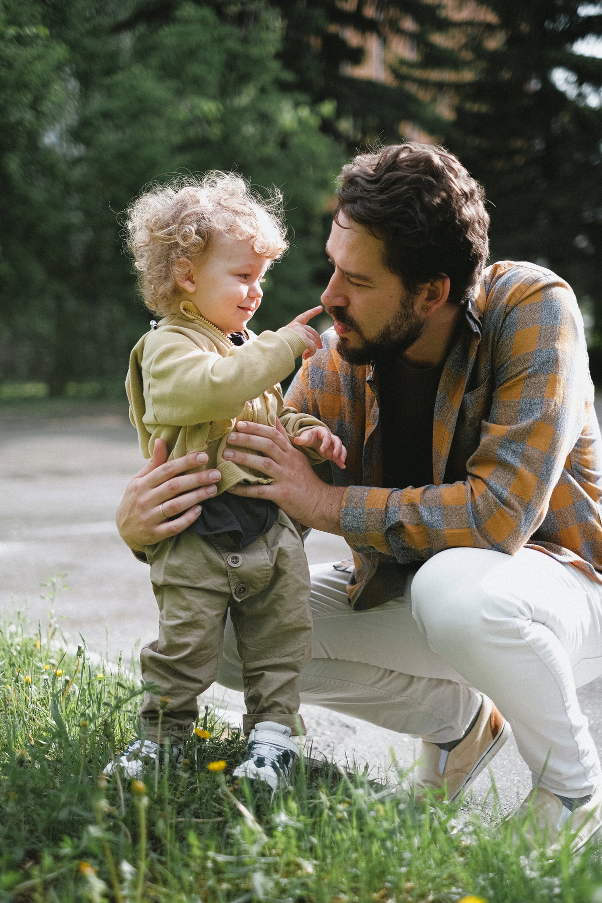 Vater und Kind