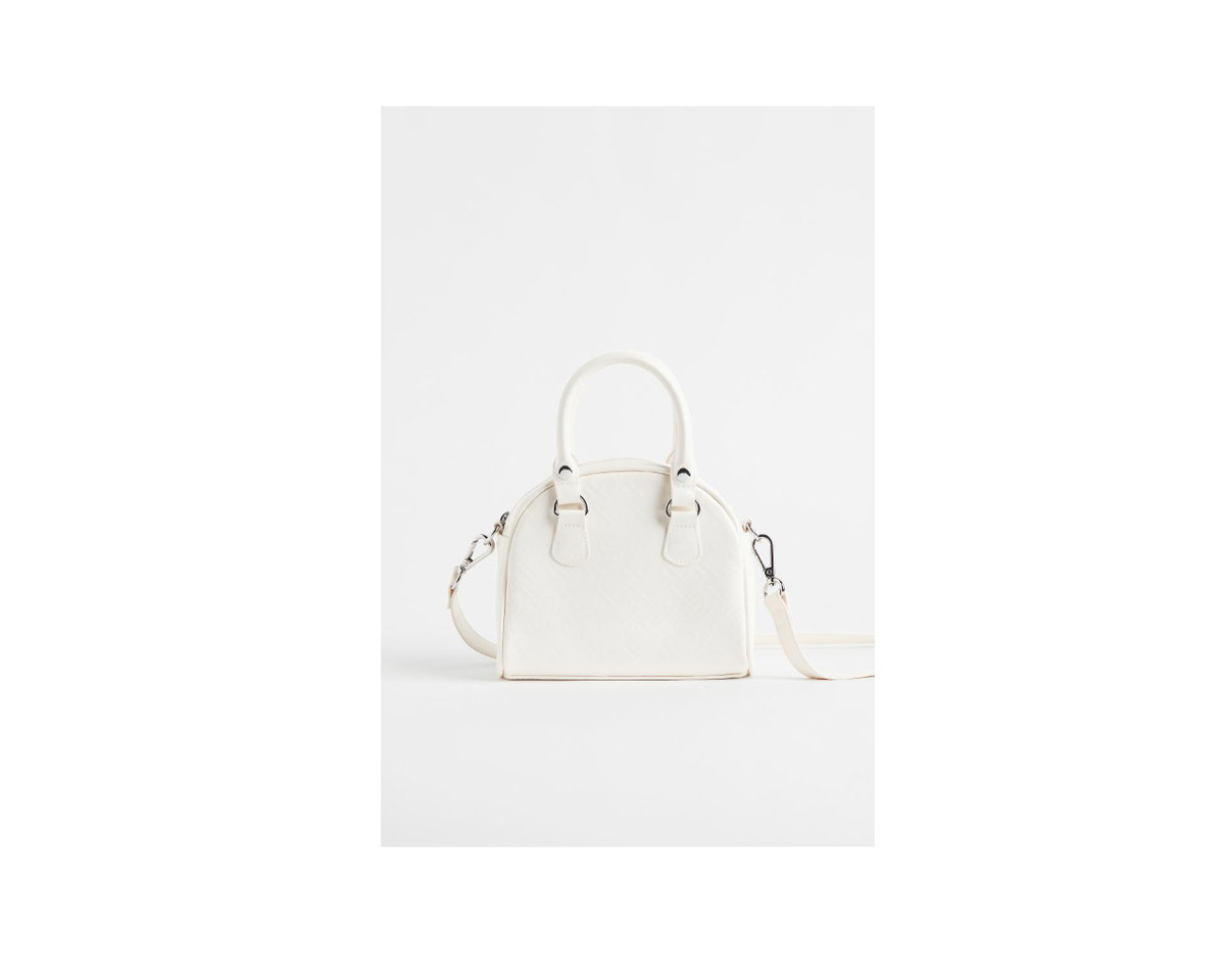 Handtasche weiß H&M