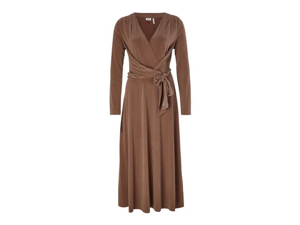 Wickelkleid aus Modalmix
