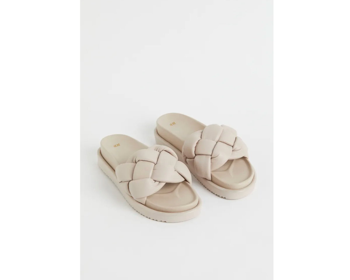 Pantoletten aus Leder H&M