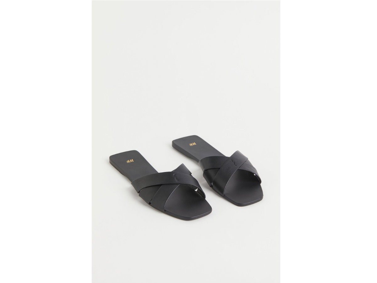 H&M Sandalen schwarz