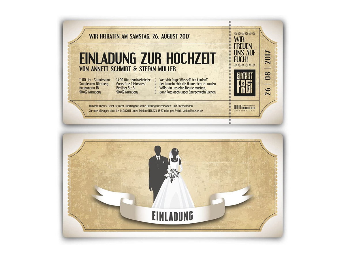 Hochzeitseinladung