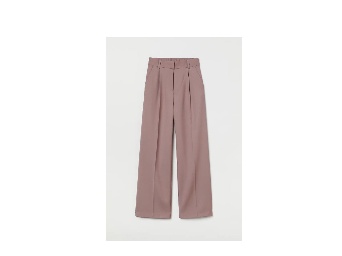 Weite Hose lila