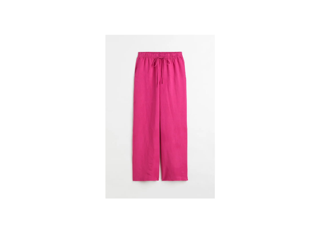 Weite Hose pink