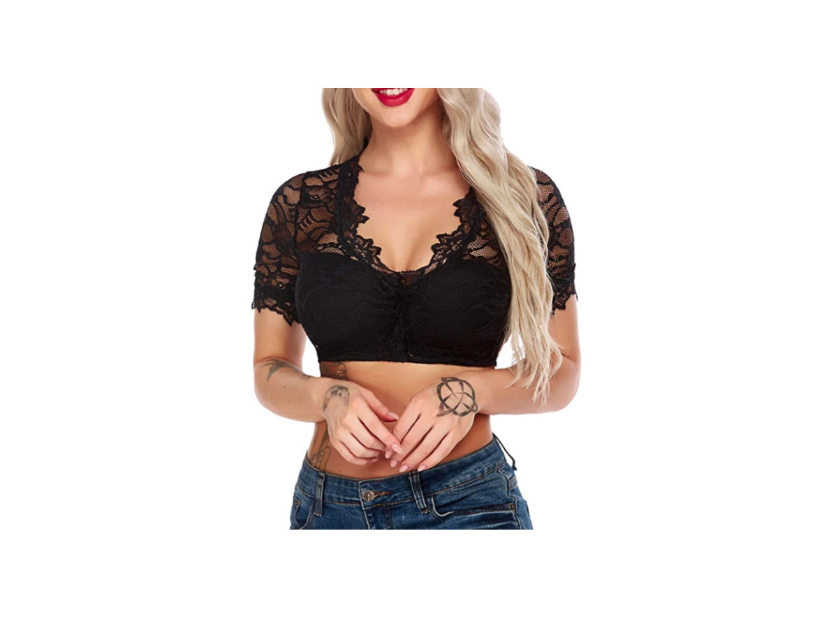 Dirndlbluse schwarz