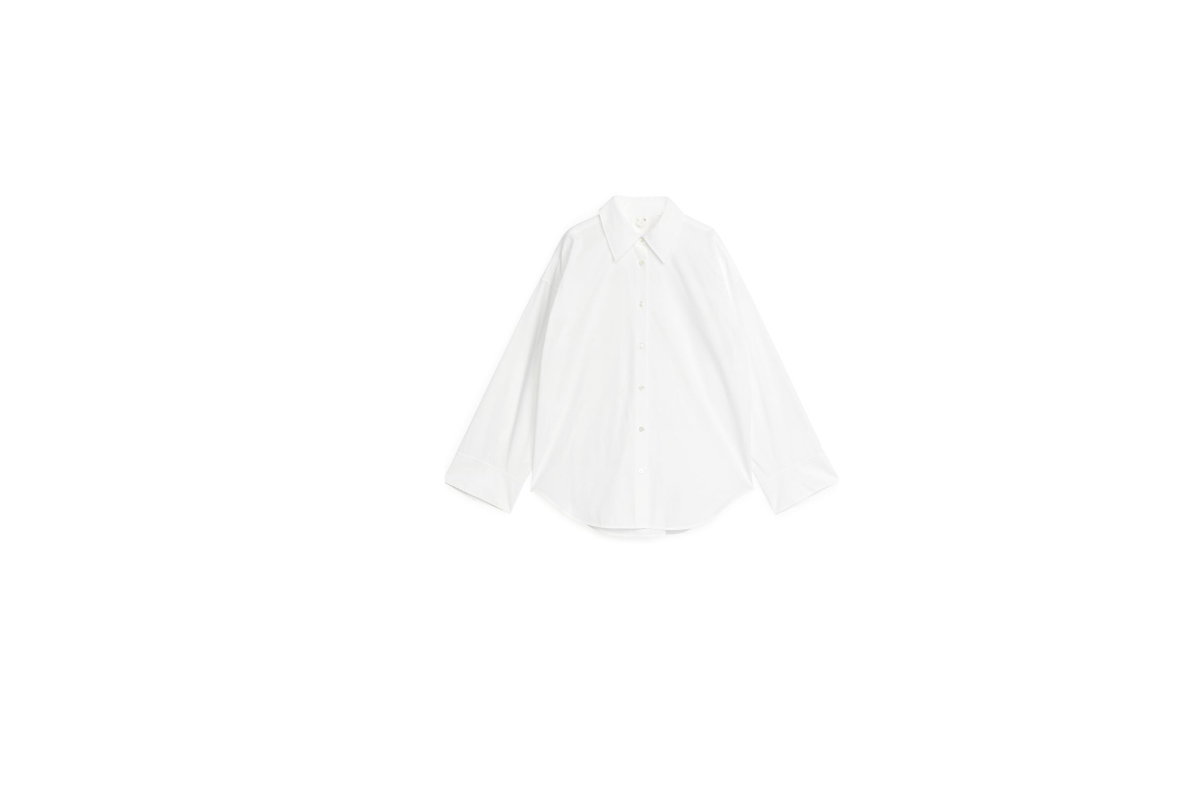 Legeres Popeline-Hemd von H&M