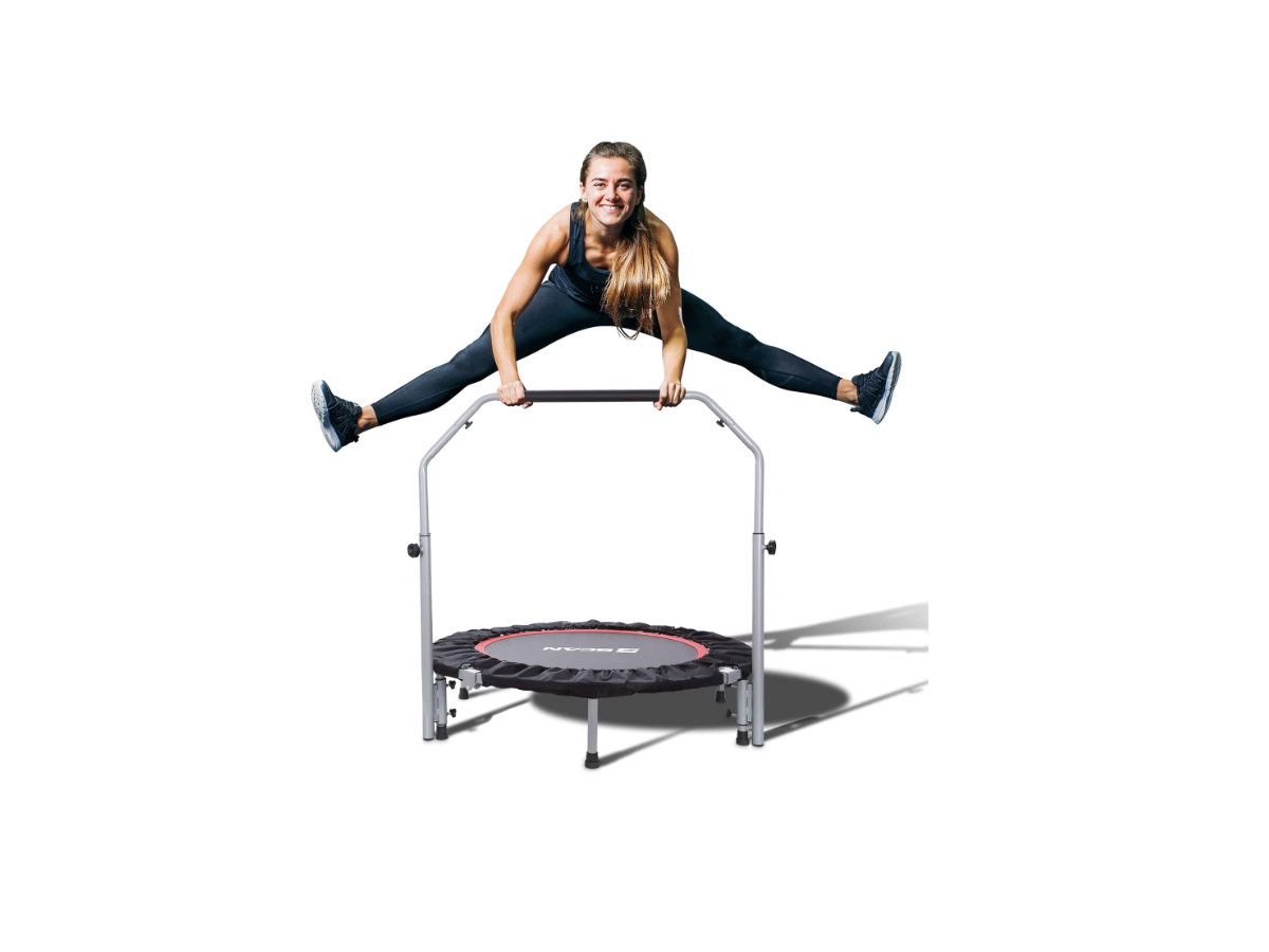 Indoor Trampolin mit Stange