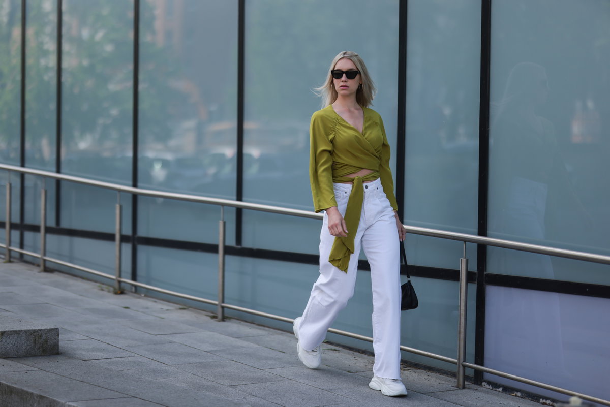 Weiße Jeans Sommer