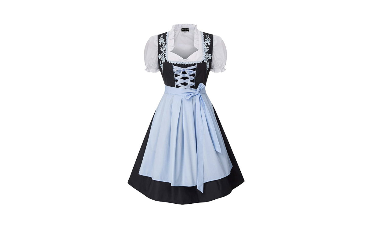 Dirndl hellblau blau