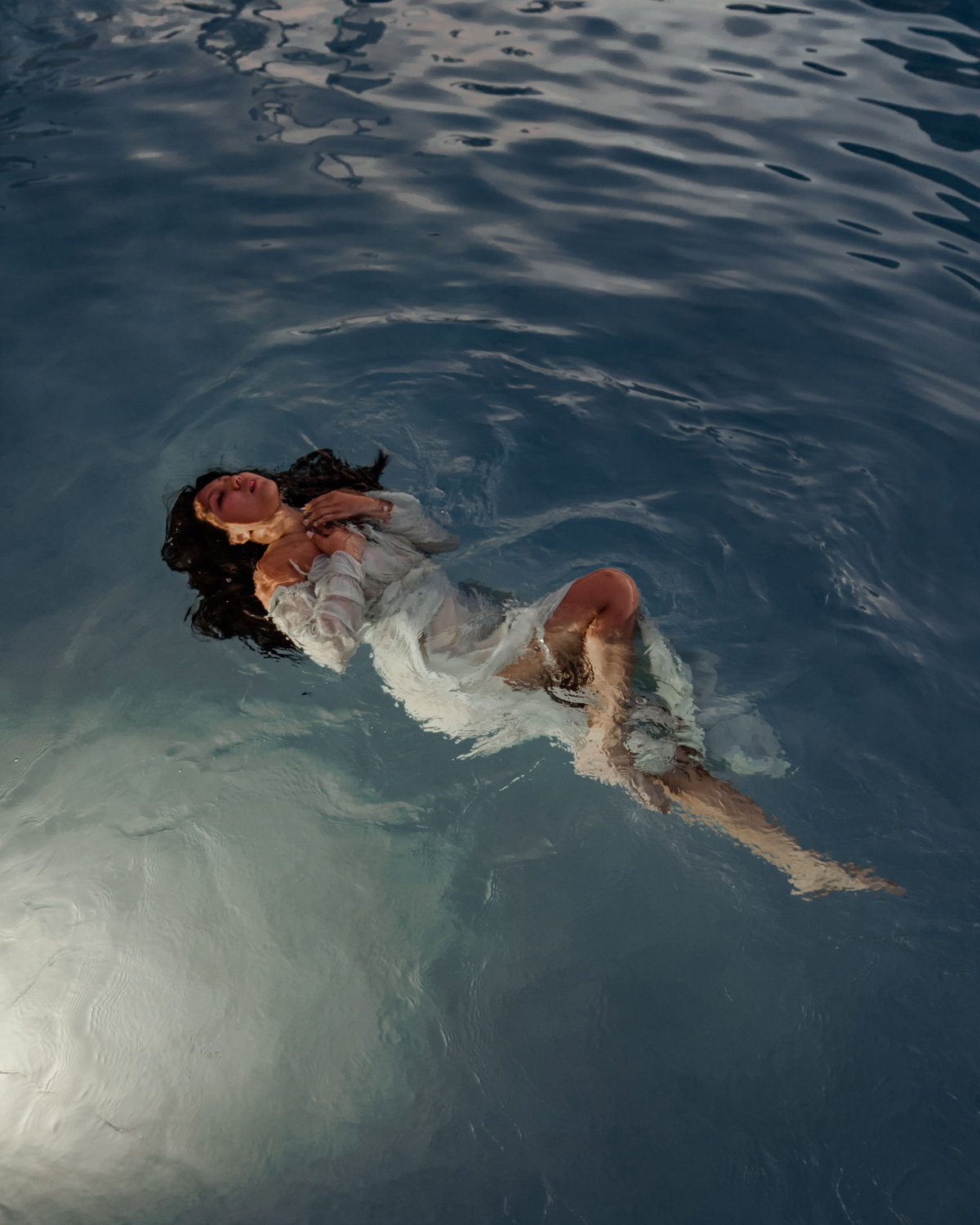 Frau im Wasser