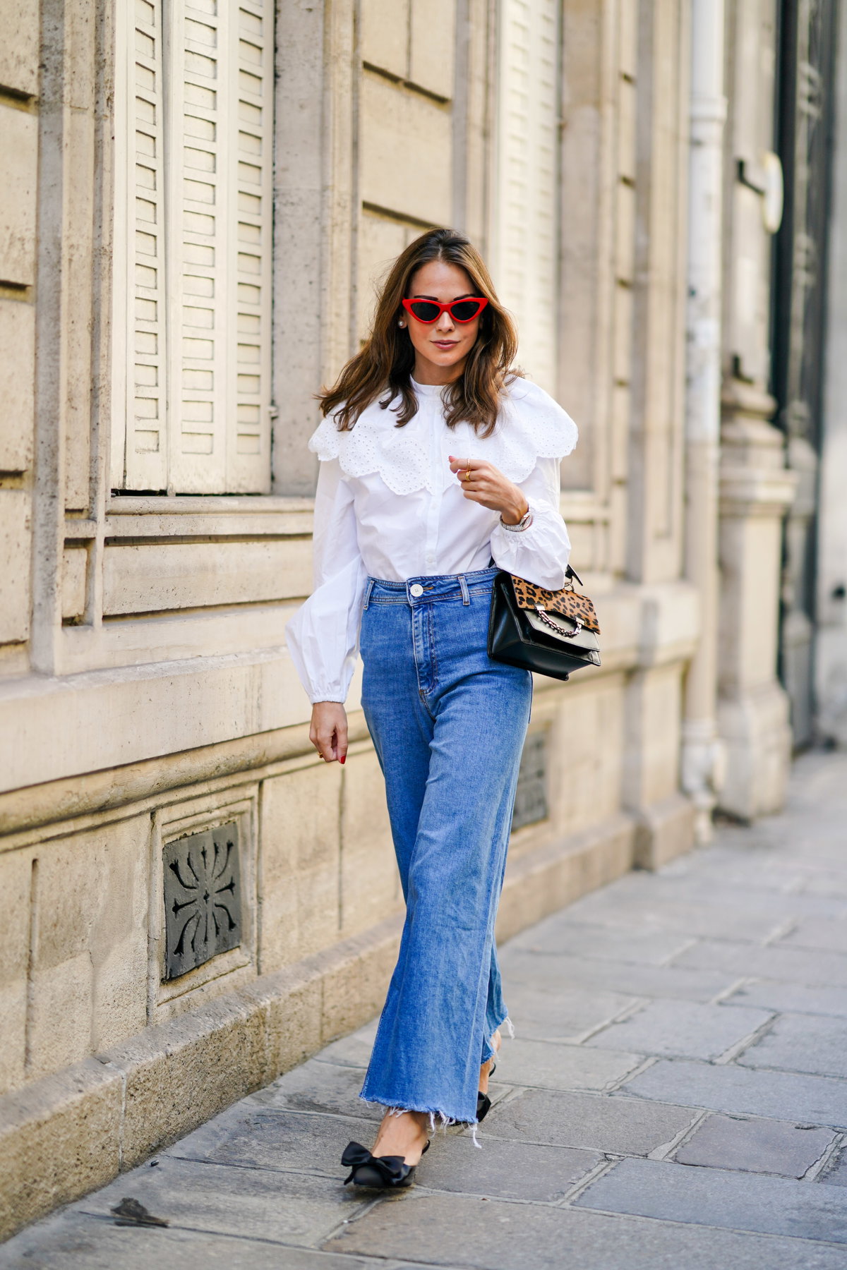 Frau mit Jeans