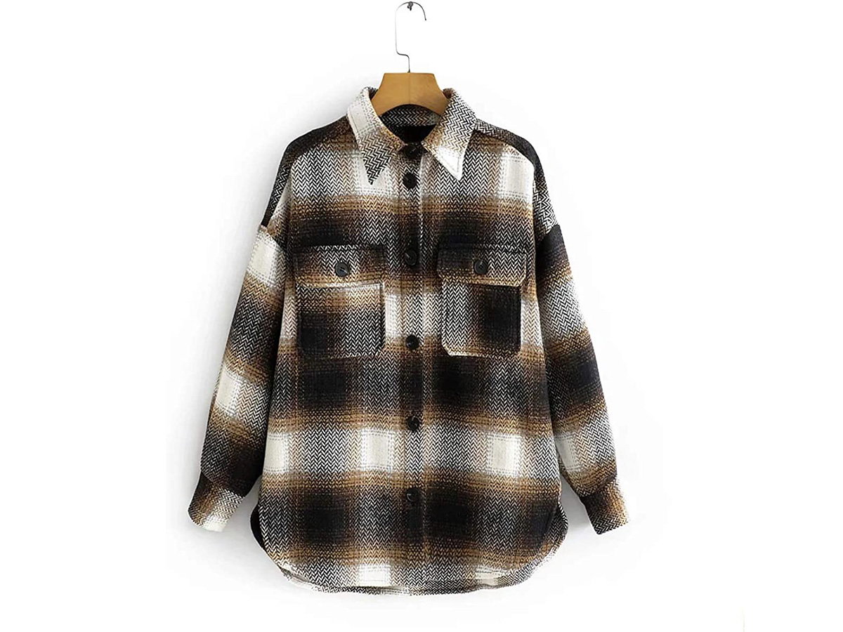 Hemdjacke braun
