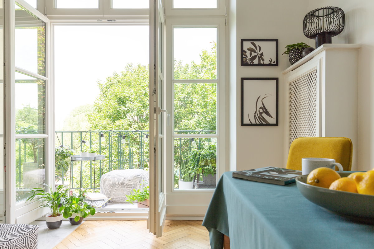 Geöffnetes Fenster