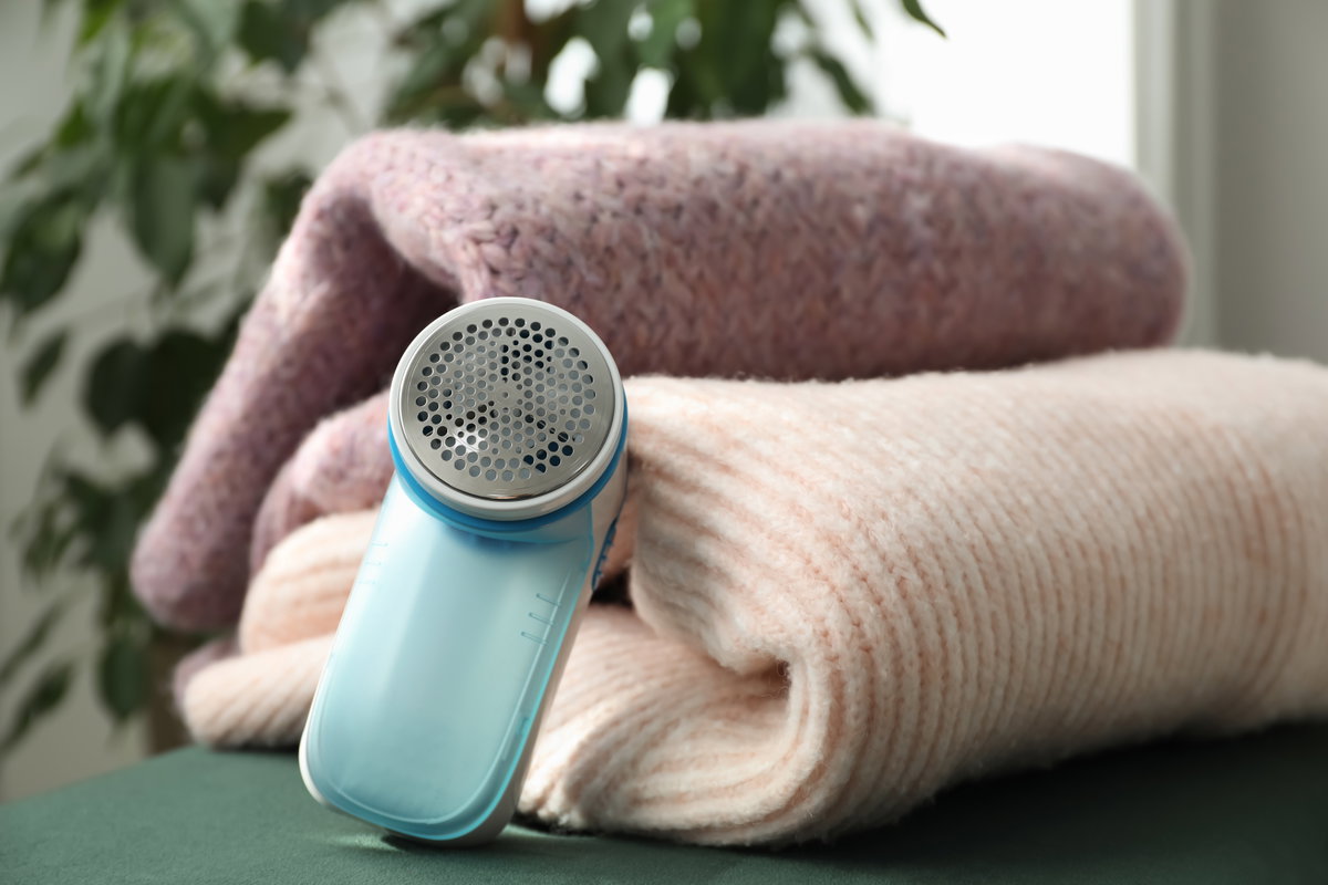 Pilling auf Kleidung