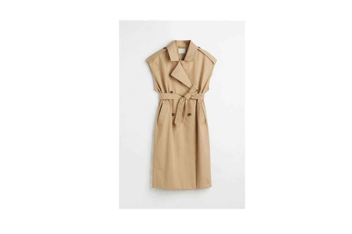 Beiges Kleid