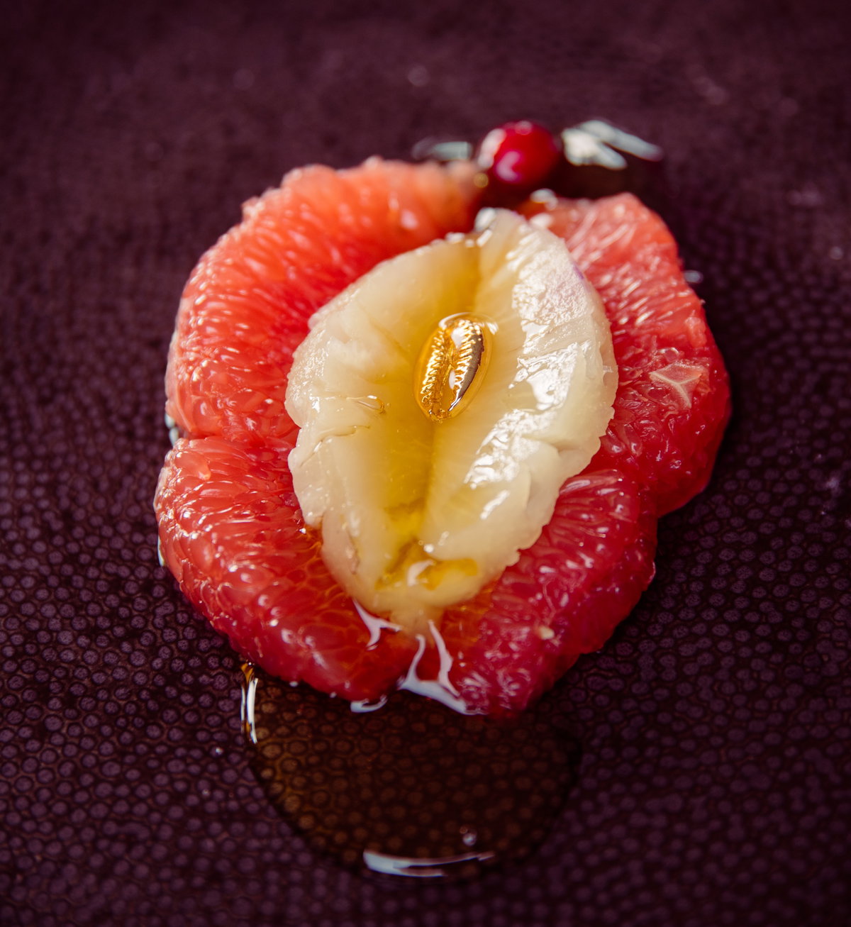 Vagina aus Früchten