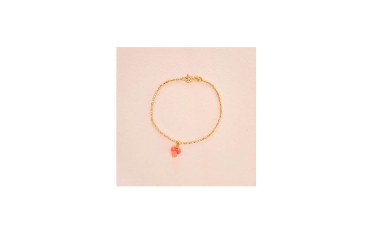 Armband in Koralle