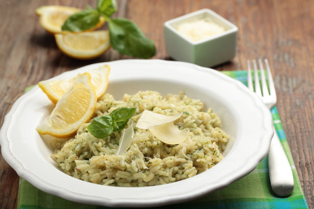 Risotto mit Zitrone