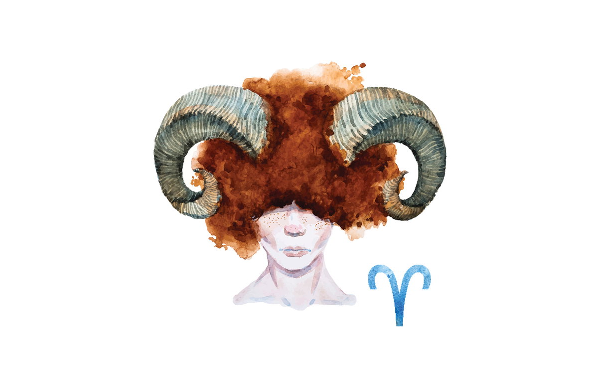 Sternzeichen Widder Illustration