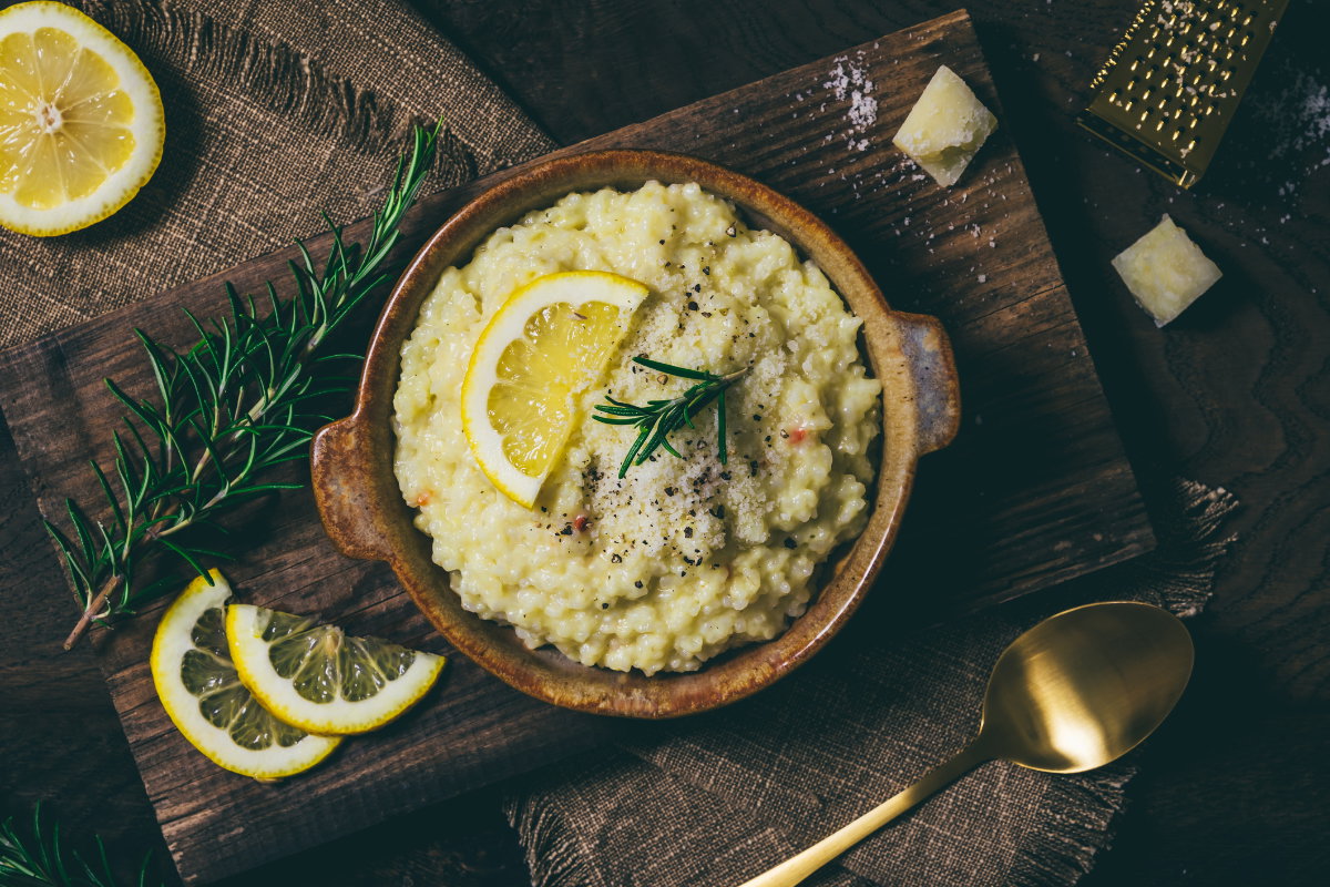 Zitronen Risotto