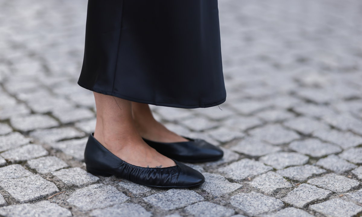 Schwarze Ballerinas