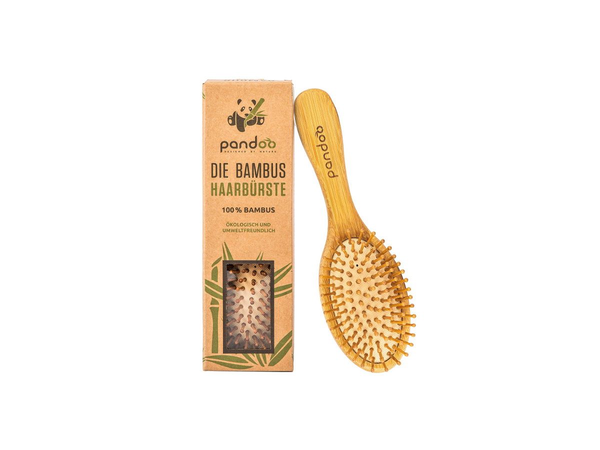 Bambus Haarbürste mit Naturborsten