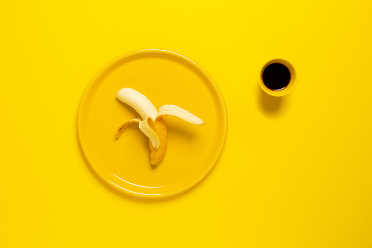 Banane Frühstück