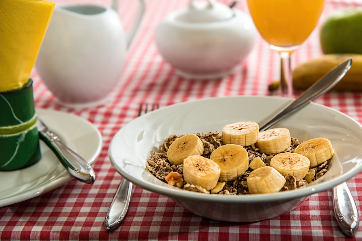 Banane zum Frühstück